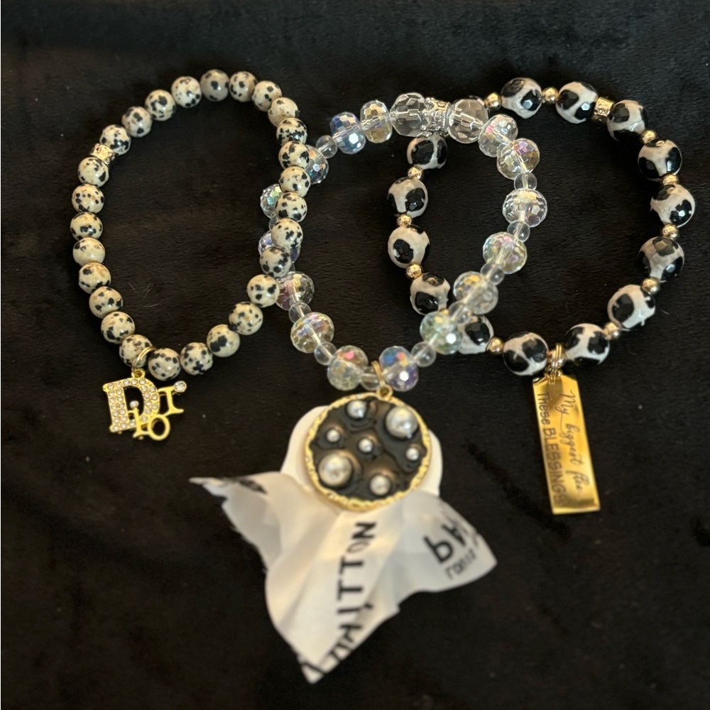 9in-Custom beaded bracelets